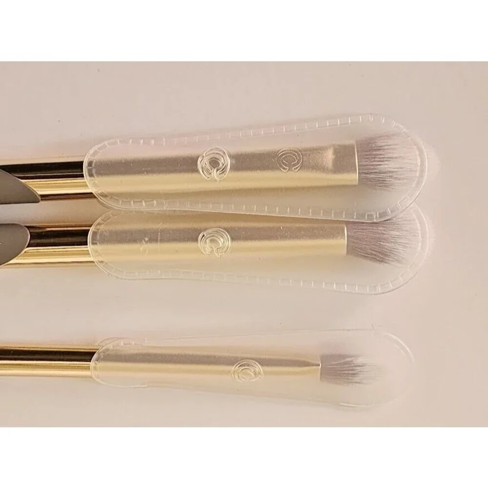 Complex Culture All Eyes Brush Trio Eye Shadow Brush Set Synthetic Vegan BNIB FS